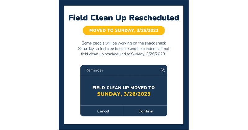 Field Clean Up Moved