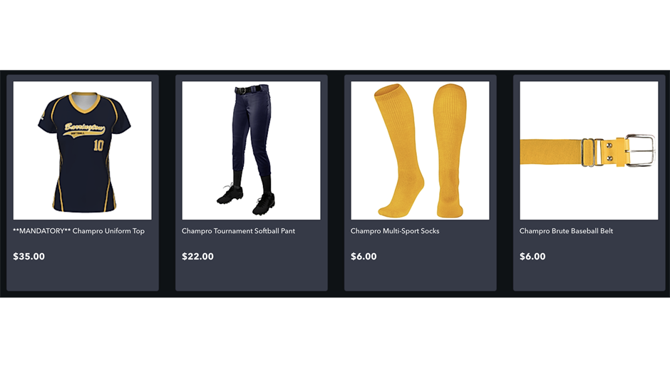 10U/12U/14U Uniforms